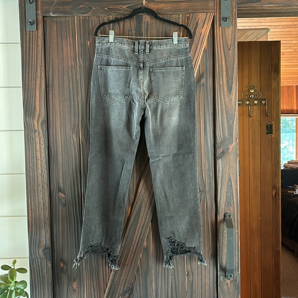 Free People black rugged jeans - Picture 5 of 5